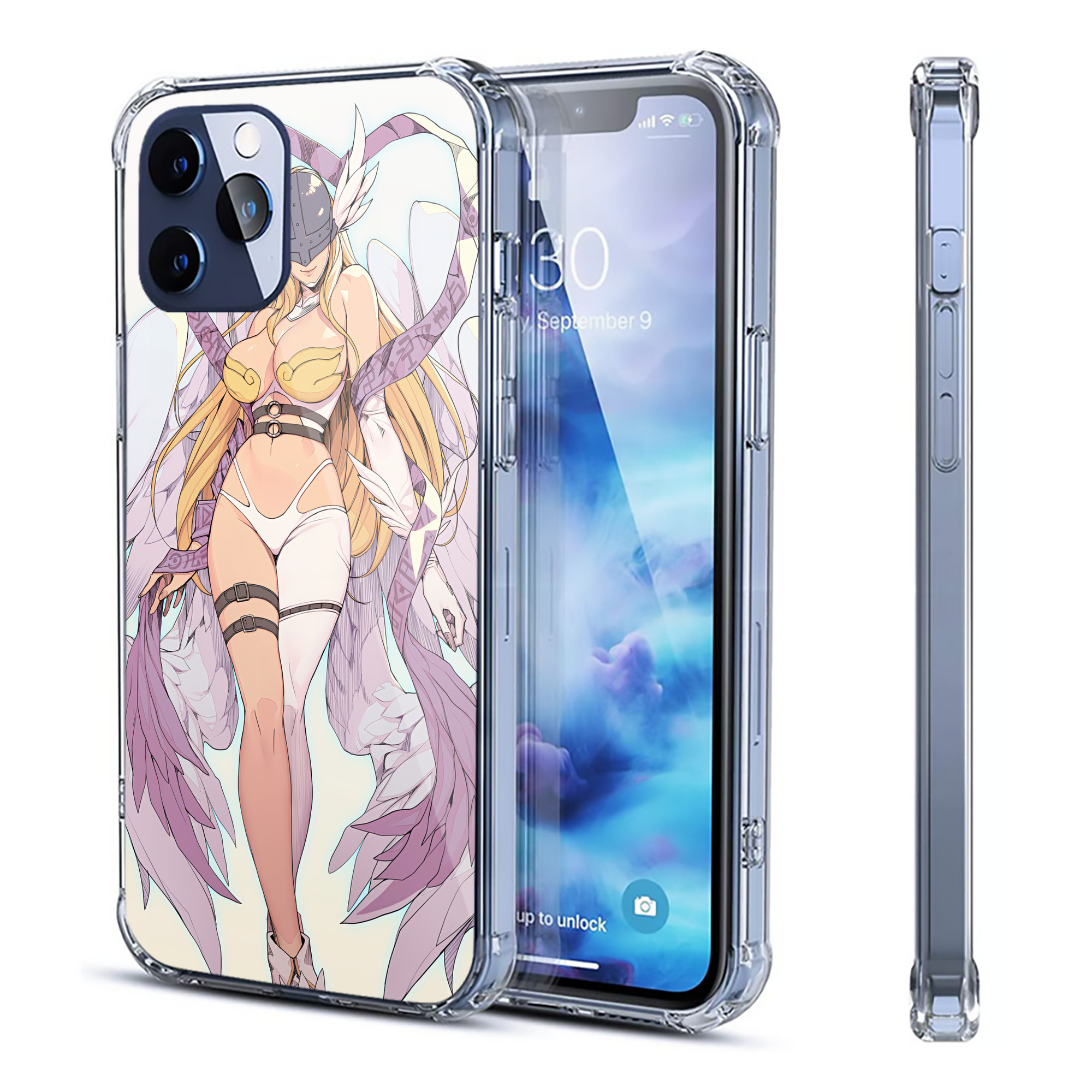 （画像用） Digimon デジタルモンスター/デジモン 【iPhone 12シリーズ対応】透明スマホケース（クリアソフトケース）